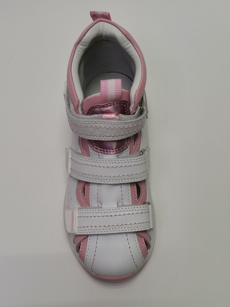 Сандалии ортопедические закрытый нос на девочку 15-345-1 фото 5