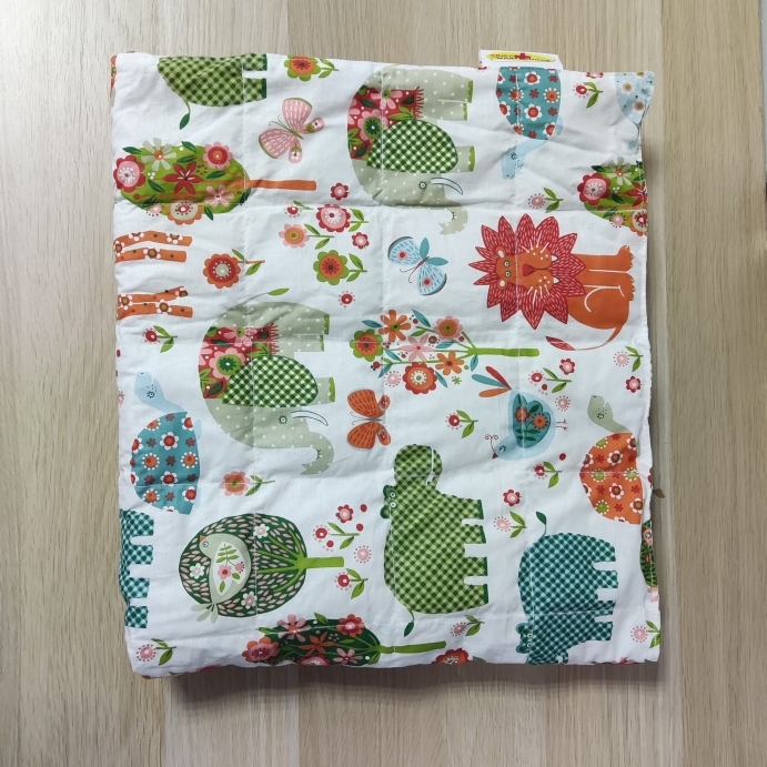 Утяжеленный плед без рюш "Зоосад/Лютики" 90*120 вес 2,85 кг ОМТ-17.З  фото 2