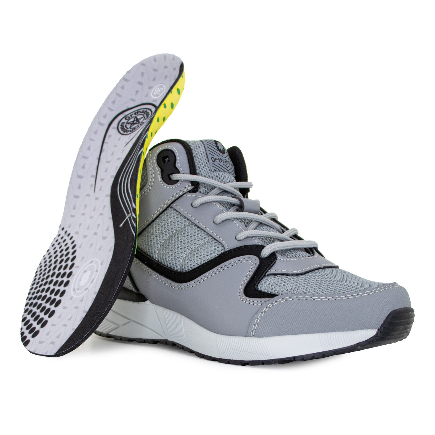 Ортопедическая обувь Orthoboom кроссовки 32245-31, цвет стальной фото 4