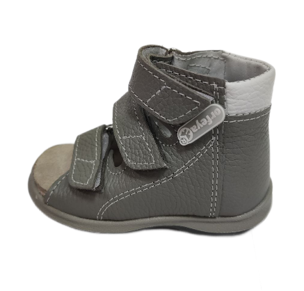 Сандалии ортопедические детские с открытым носом Орфея Б1-131-037-015-1 кожаные с жестким задником фото 1