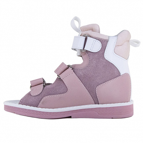 Сандалии с высоким берцем Orthoboom 71057-03, цвет жемчужно -розовый фото 2