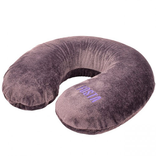 Подушка -воротник с эффектом памяти (300*320*85) цв.т-серый F 8028  фото 1