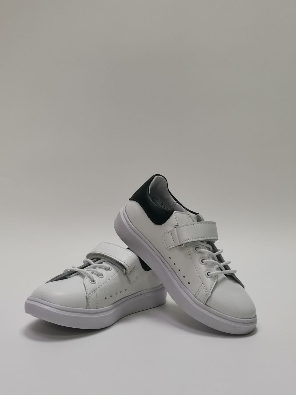 Полуботинки школьные для мальчика 11233-КП-99,1 (белый/черный) фото 6