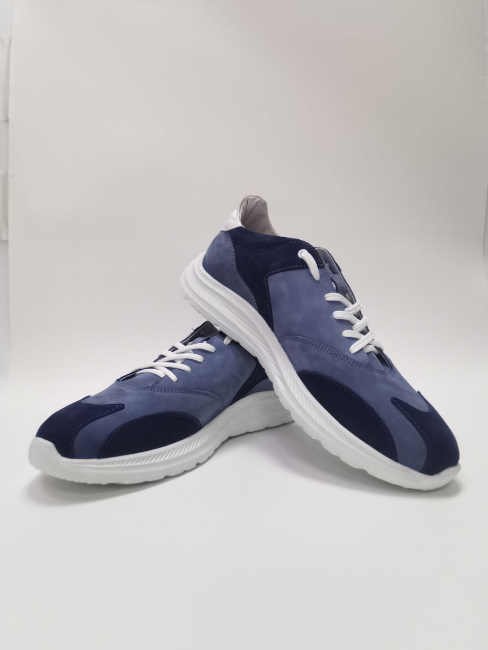 Обувь ортопедическая сложная кроссовки мужские цв.голубой 97239-С-017 фото 5