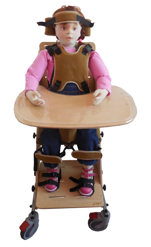 Опора функциональная для сидения для детей-инвалидов "Я МОГУ!" ОС-005 на деревянной раме фото 4