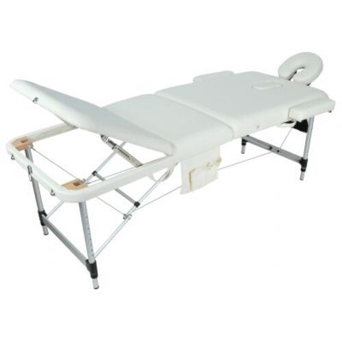 Массажный стол складной Med-mos JFAL01A 3-х секционный, алюминиевая рама, однотонный, ложе 185х70 фото 2